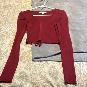 Madden Girl crop sweater